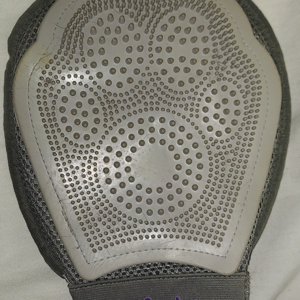 Gray Dog Grooming Glove